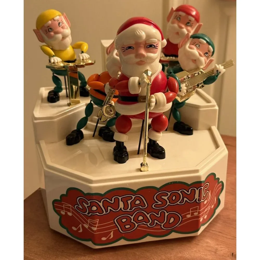Metro Toys Santa Sonic Band Vintage Not Working Parts